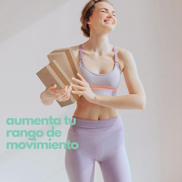 GAIO Bloque Yoga Madera Aumenta Rango de Movimiento